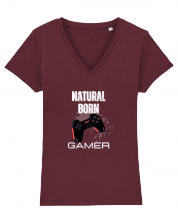 Natural Born Gamer Burgundy