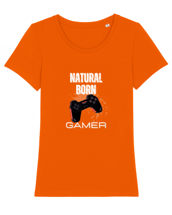 Natural Born Gamer Bright Orange