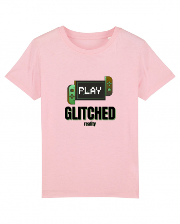 Glitched Reality Cotton Pink