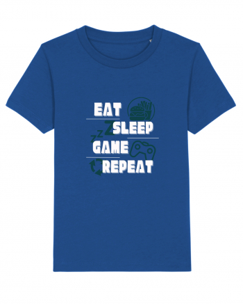 Eat Sleep Game Repeat Majorelle Blue