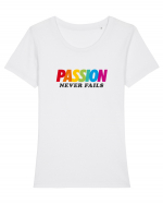 Passion Tricou mânecă scurtă guler larg fitted Damă Expresser