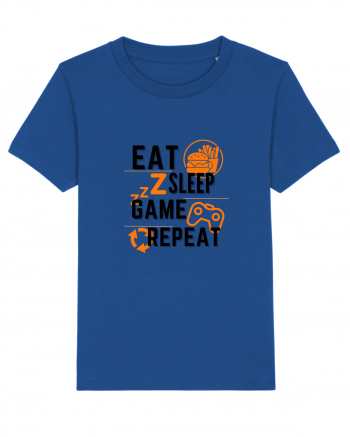 Eat Sleep Game Repeat Majorelle Blue