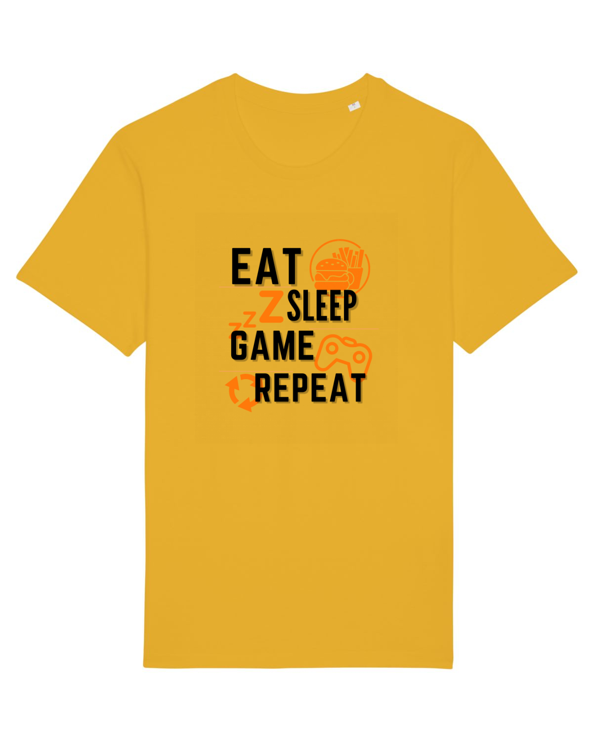 Tricou mânecă scurtă Unisex Rocker Spectra Yellow