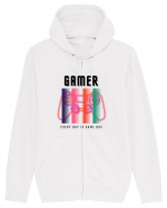 GAMER Every Day Is Game Day Hanorac cu fermoar Unisex Connector