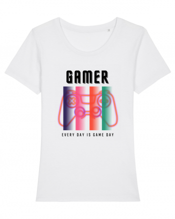 GAMER Every Day Is Game Day White