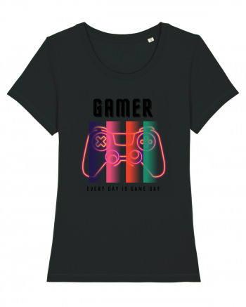 GAMER Every Day Is Game Day Black