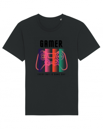 GAMER Every Day Is Game Day Black