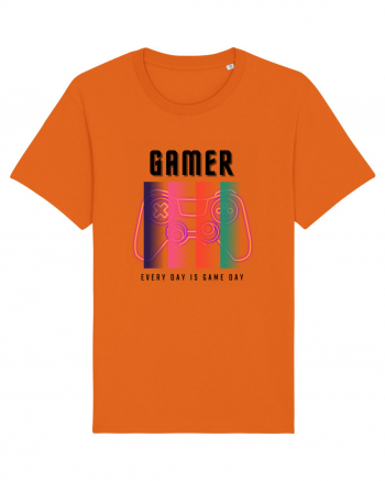 GAMER Every Day Is Game Day Bright Orange