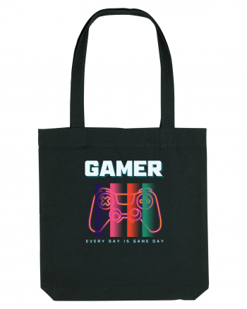 GAMER Every Day Is Game Day Black