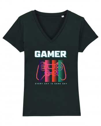 GAMER Every Day Is Game Day Black