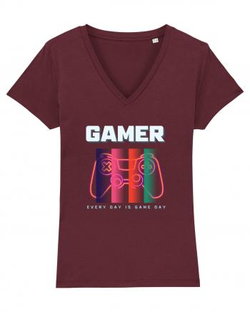 GAMER Every Day Is Game Day Burgundy