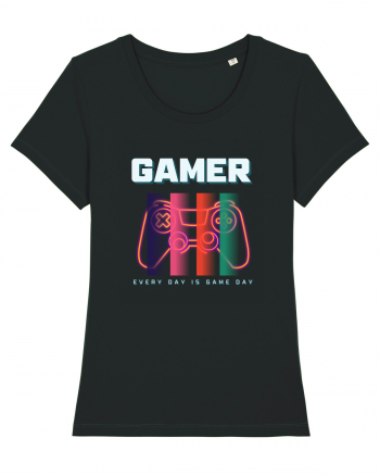 GAMER Every Day Is Game Day Black