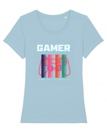 GAMER Every Day Is Game Day Sky Blue