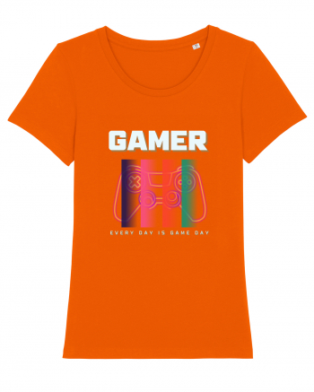 GAMER Every Day Is Game Day Bright Orange