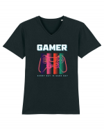 GAMER Every Day Is Game Day Tricou mânecă scurtă guler V Bărbat Presenter