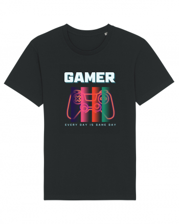 GAMER Every Day Is Game Day Black