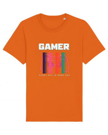 GAMER Every Day Is Game Day Bright Orange