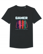 GAMER Every Day Is Game Day Tricou mânecă scurtă guler larg Bărbat Skater