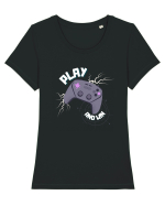 PLAY And Win Tricou mânecă scurtă guler larg fitted Damă Expresser