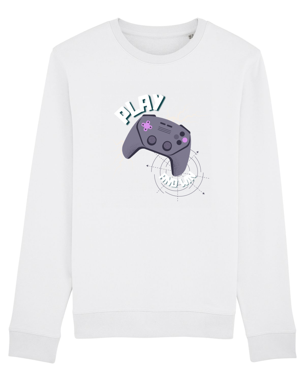Bluză mânecă lungă Unisex Rise White