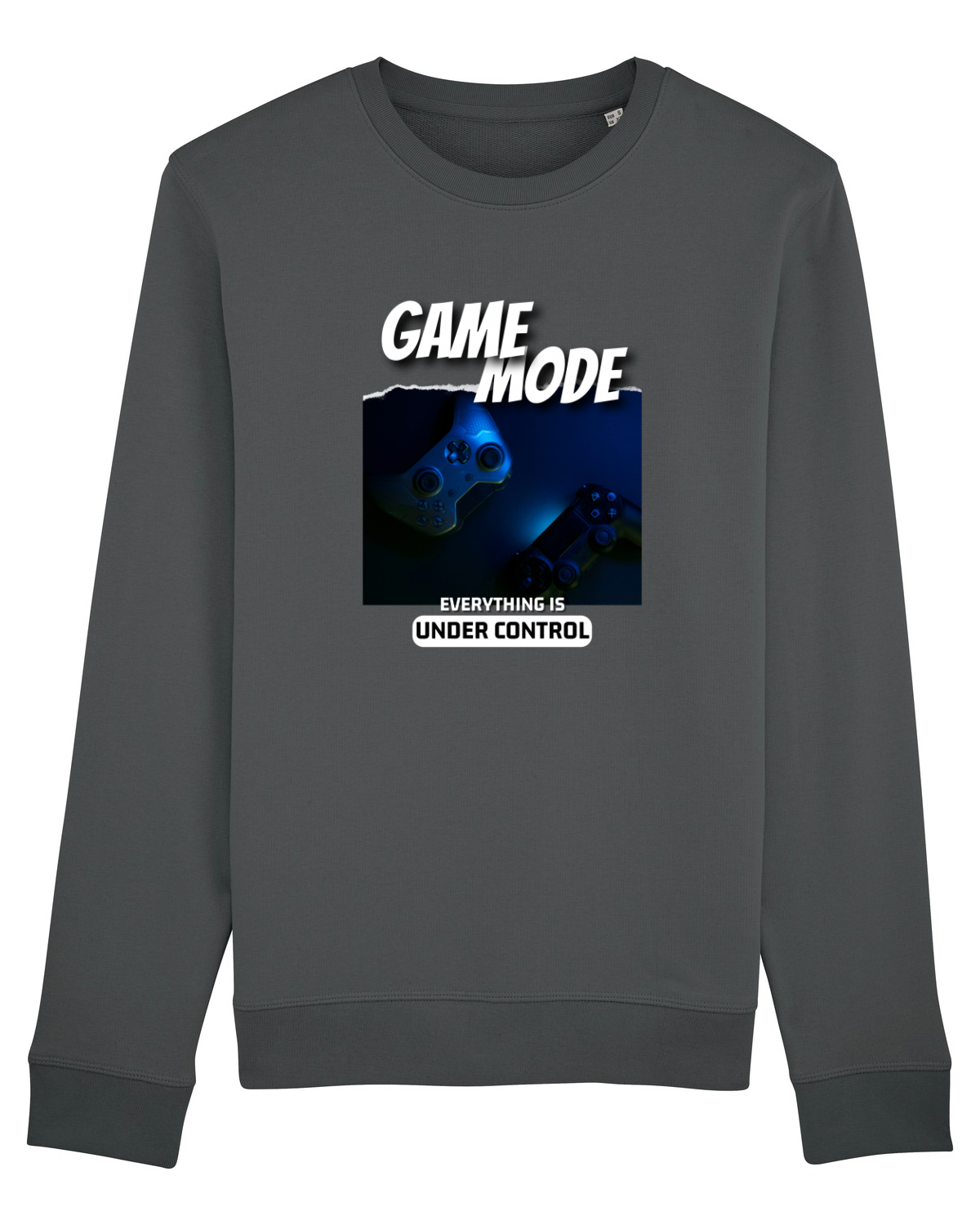 Bluză mânecă lungă Unisex Rise Anthracite