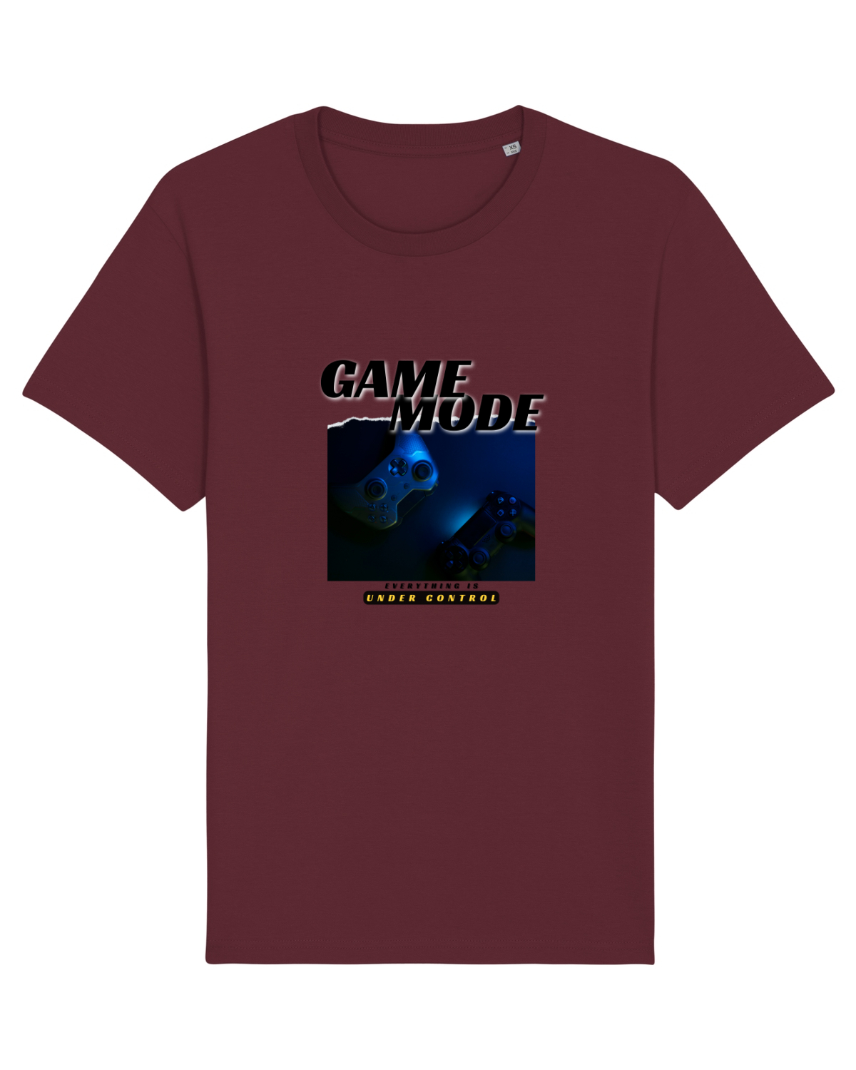 Tricou mânecă scurtă Unisex Rocker Burgundy