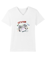 Let s Play ... Tricou mânecă scurtă guler V Bărbat Presenter