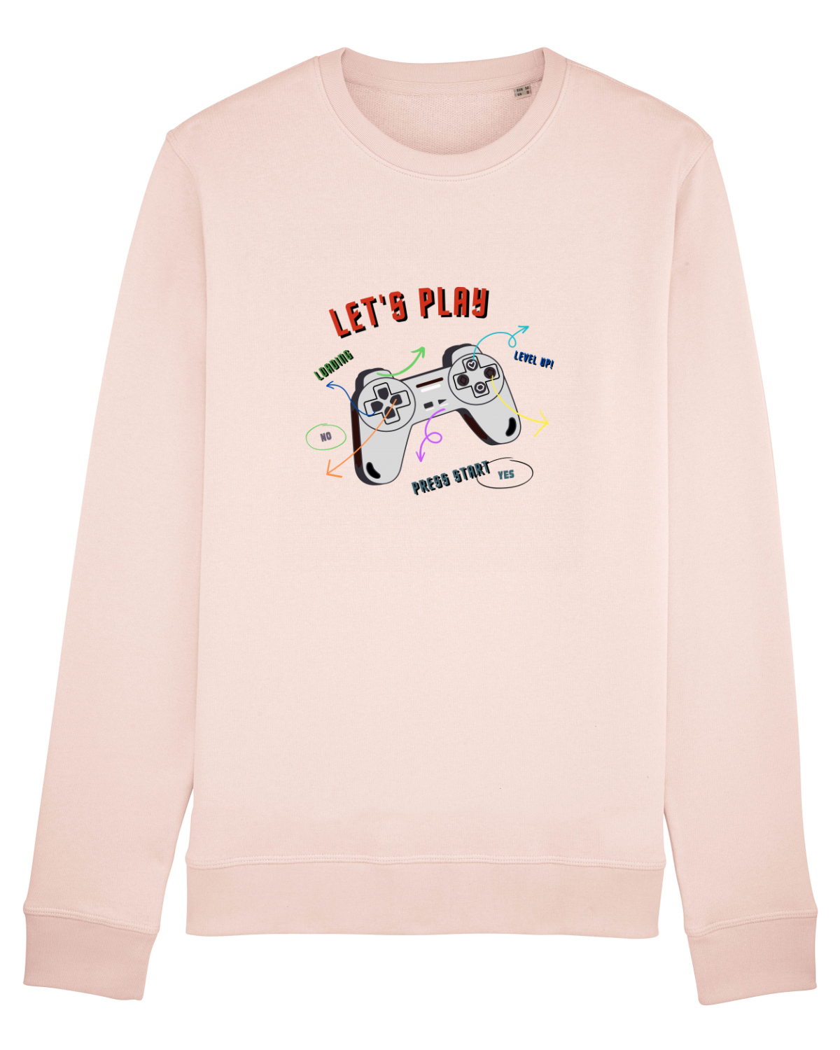Bluză mânecă lungă Unisex Rise Candy Pink