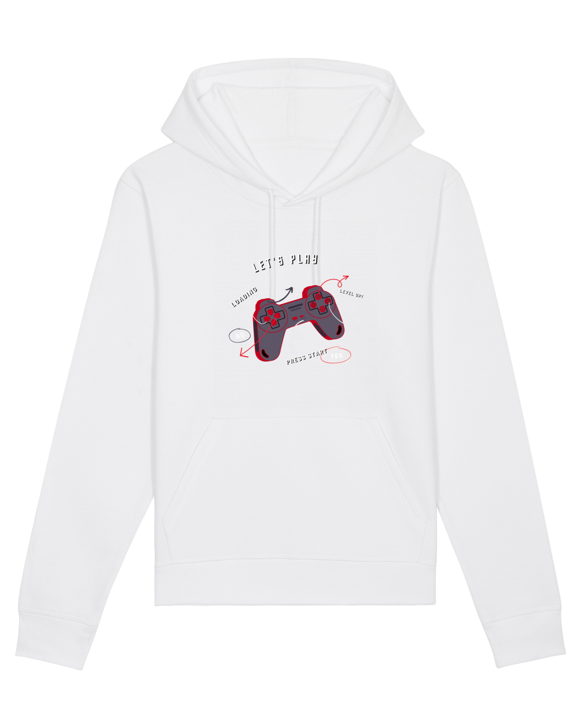 Hanorac Unisex Drummer White