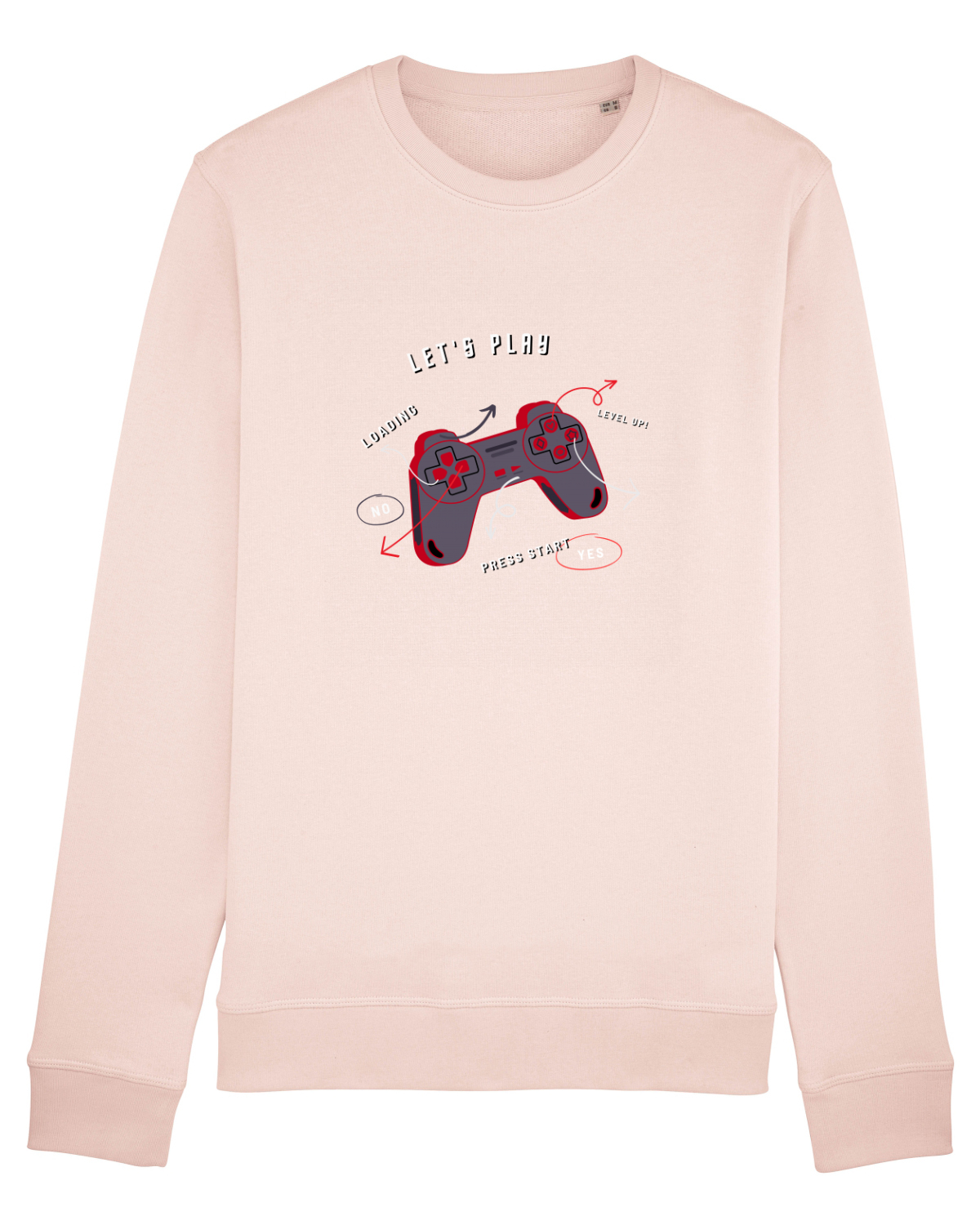 Bluză mânecă lungă Unisex Rise Candy Pink
