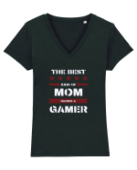 The Best Kind Of MOM Raises A Gamer Tricou mânecă scurtă guler V Damă Evoker