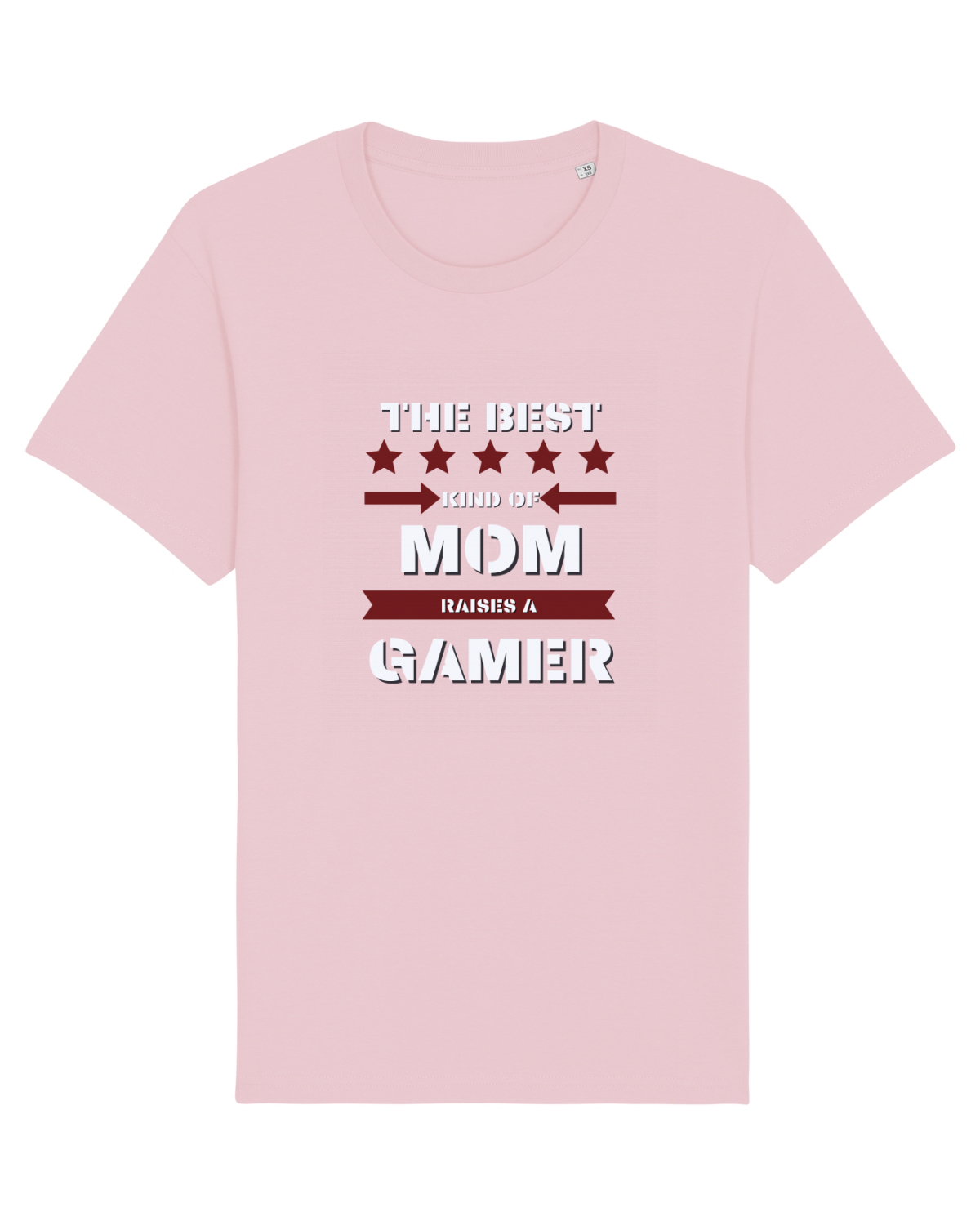 Tricou mânecă scurtă Unisex Rocker Cotton Pink
