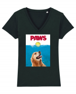 PAWS Tricou mânecă scurtă guler V Damă Evoker