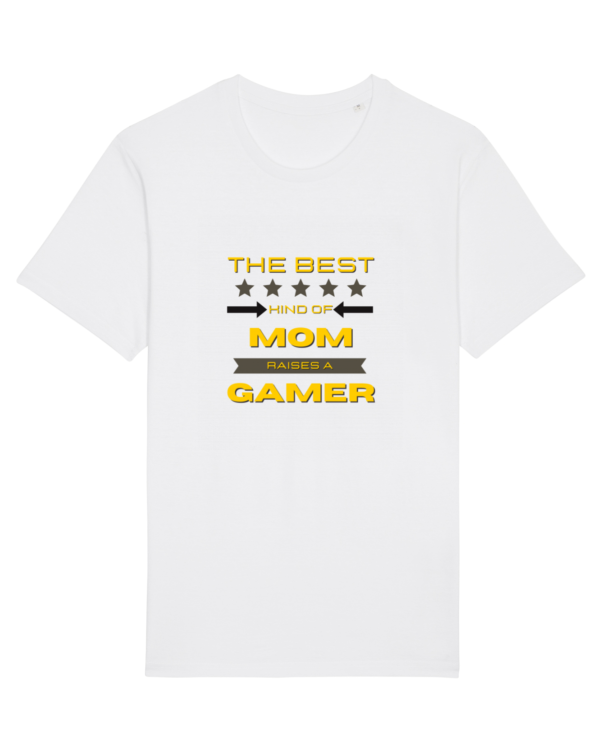 Tricou mânecă scurtă Unisex Rocker White