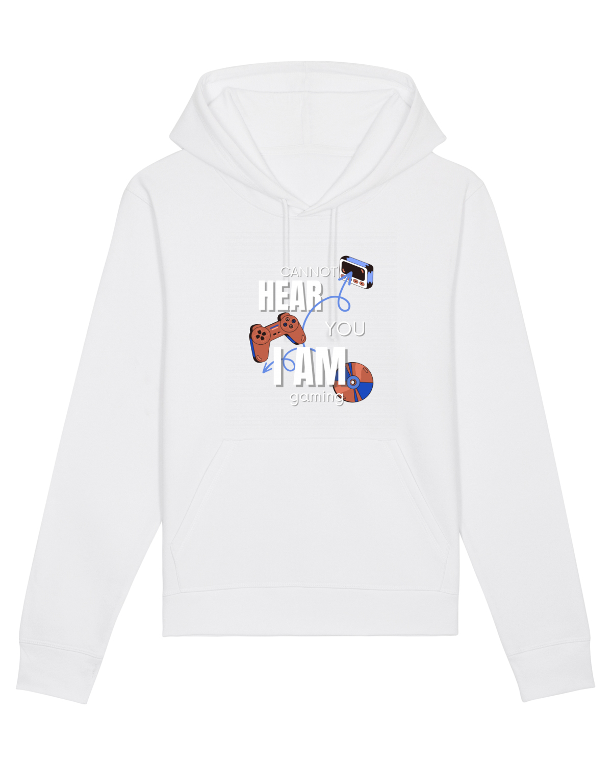 Hanorac Unisex Drummer White