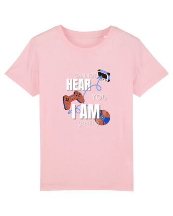 Cannot Hear You I Am Gaming Cotton Pink