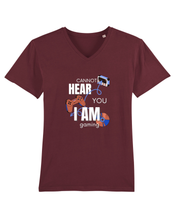 Cannot Hear You I Am Gaming Burgundy