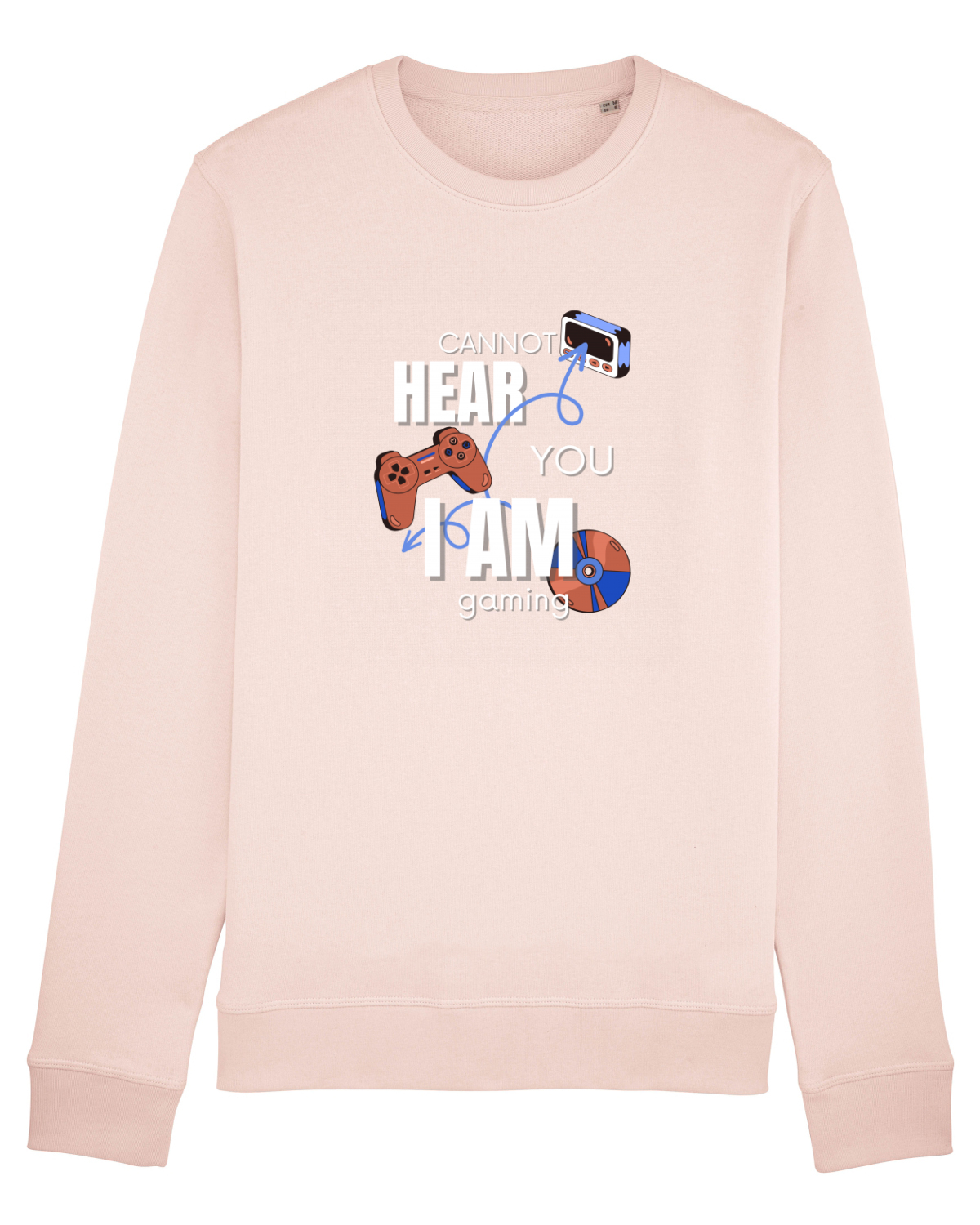 Bluză mânecă lungă Unisex Rise Candy Pink