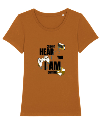 Cannot Hear You I Am Gaming Roasted Orange