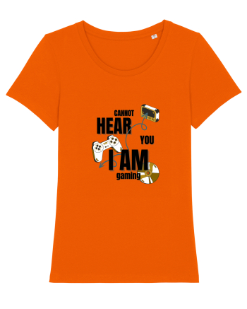 Cannot Hear You I Am Gaming Bright Orange