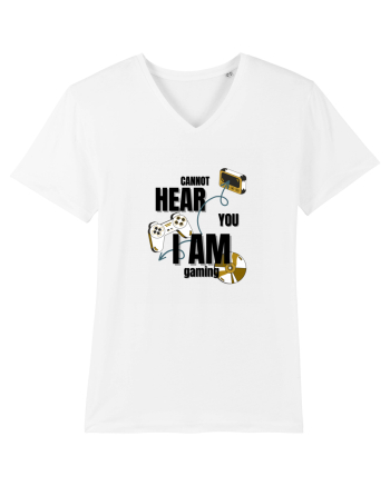 Cannot Hear You I Am Gaming White