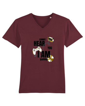 Cannot Hear You I Am Gaming Burgundy