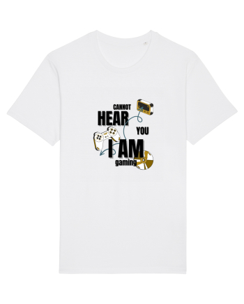 Cannot Hear You I Am Gaming White
