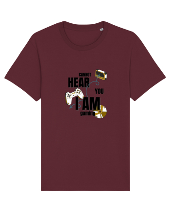 Cannot Hear You I Am Gaming Burgundy
