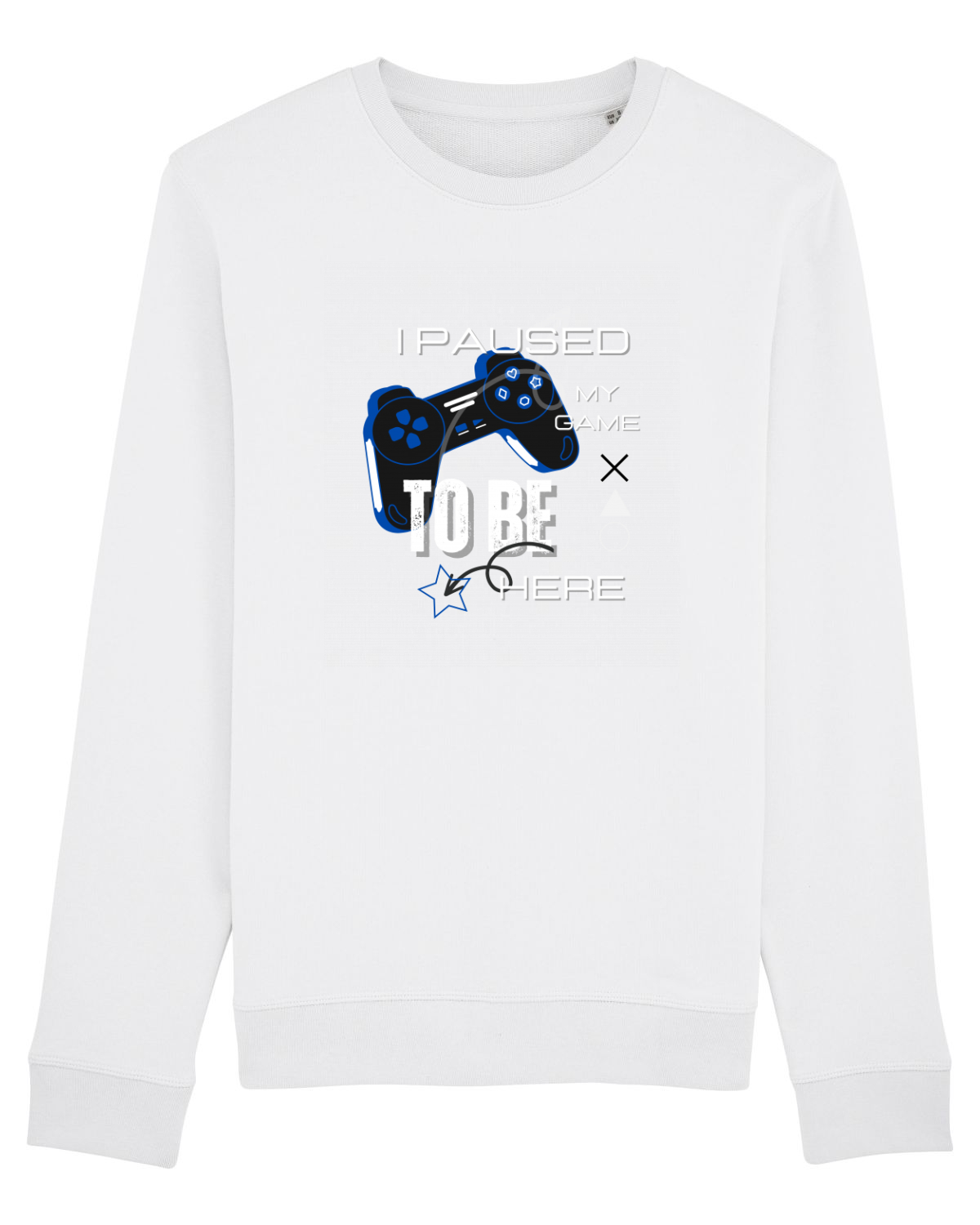 Bluză mânecă lungă Unisex Rise White