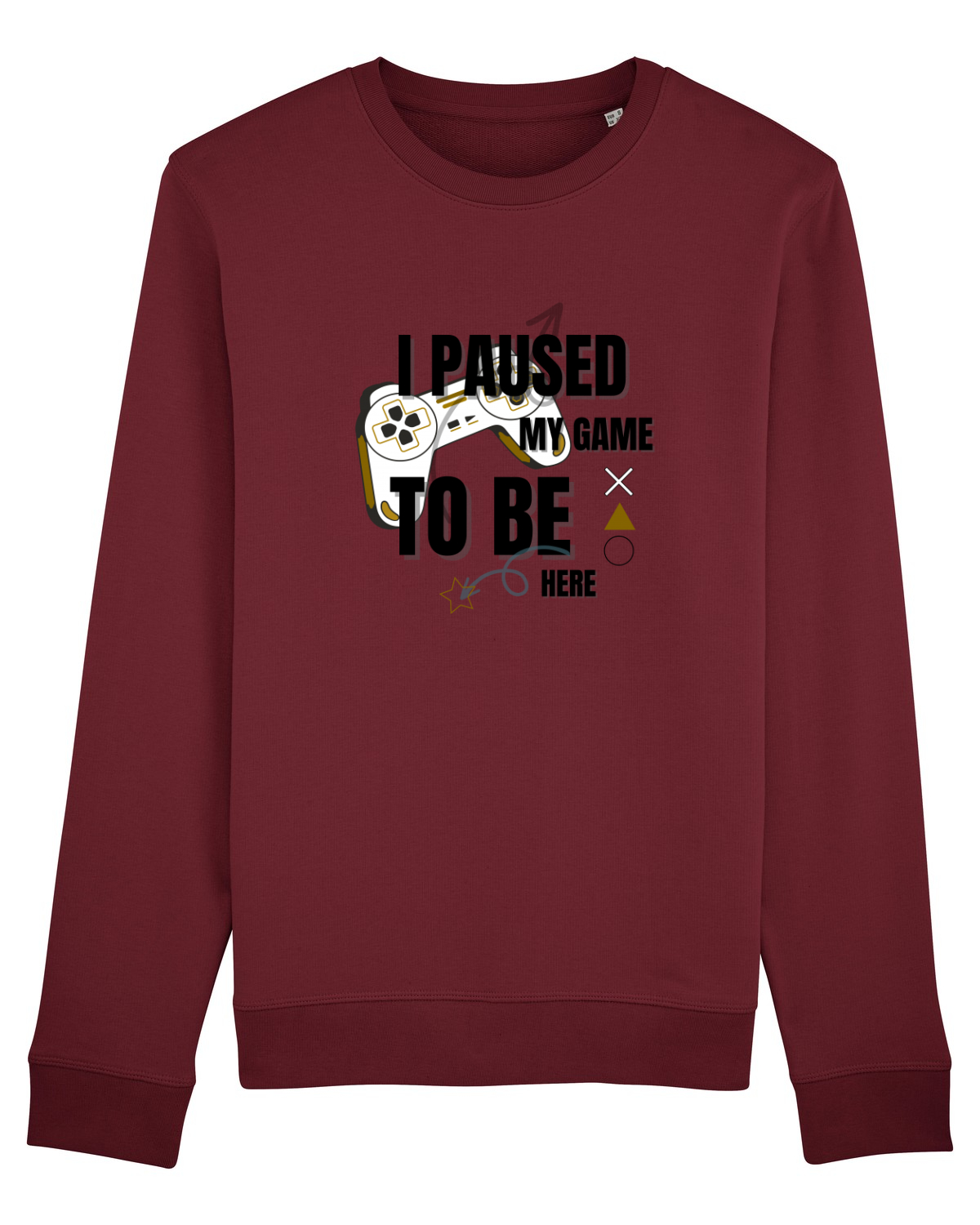 Bluză mânecă lungă Unisex Rise Burgundy