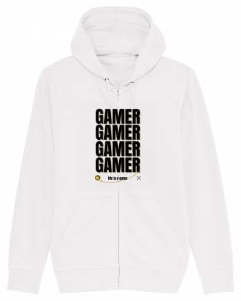 GAMER Life Is A Game White