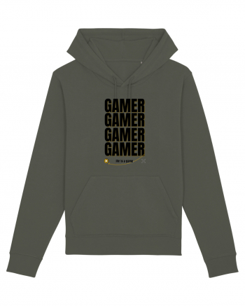 GAMER Life Is A Game Khaki