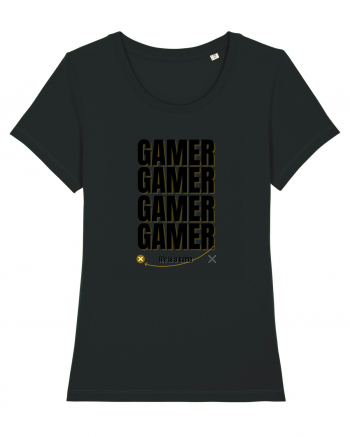 GAMER Life Is A Game Black