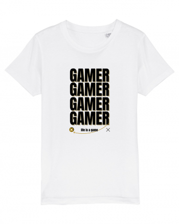 GAMER Life Is A Game White